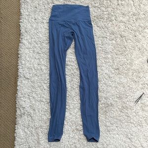 sky blue full length align leggings